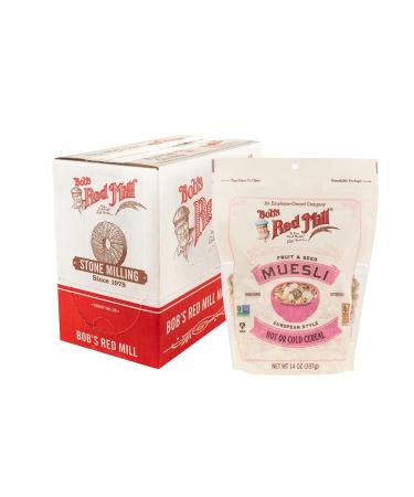 Bob's Red Mill Fruit & Seed Muesli, 14-ounce (Pack of 4) 14 Ounce (Pack of 4)