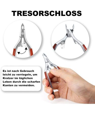 Professional Stainless Steel Cuticle Cutter & Nippers for Precision Nail Care | International Shipping Available - Buy Online on SooperMarket.com