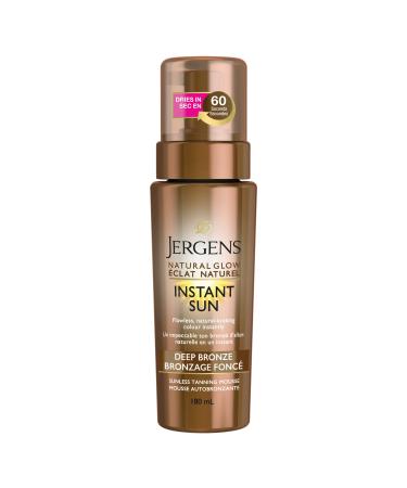 Jergens Natural Glow Instant Sun Sunless Tanning Mousse - Deep Bronze 180 mL Deep Bronze Mousse