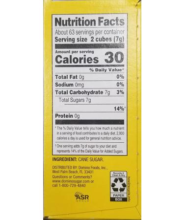 Domino Sugar Cubes Dots 1 lb (3 pack) - 3 lb Total - 16.0 Ounce (Pack of 3) - Buy Now - Buy Online on SooperMarket.com
