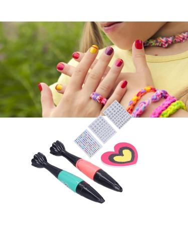 Children Nail Art Set Precision Professional Polished Children Nail Art Toy for Birthday Parties and Holiday Parties for Children(18281C purple) - Buy Online on SooperMarket.com