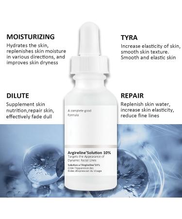 Argireline Solution 10% Anti Wrinkle Serum - Anti Aging Serum for Face Argireline Serum - Deep Wrinkle Reducer Anti Aging Promote Collagen Peptides Serum for a Revitalized Youthful Glow - Buy Online on SooperMarket.com