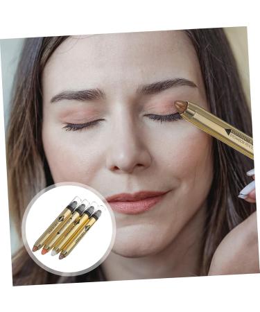 NOLITOY 4pcs Highlighter Eyeshadow Pencil Shimmer Eyeshadow Glitter Eye Shadow Makeup Pencil Plastic - Buy Online on SooperMarket.com