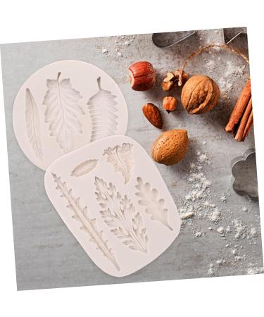 Alipis 10 Pcs Leaf Mold Christmas Silicone Molds Silicone Gummy Molds Adorable Baking Molds Leaves Cookie Molds Cake Decorating Cake Baking Mold Silicone DIY Mosaic Epoxy White Silica Gel - Buy Online on SooperMarket.com