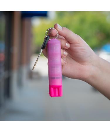 SABRE Protector 22-Gram Dog Spray with Key Ring 14 Second Total Spray Time 3.5-Meter Range Humane Dog Attack Deterrent Maximum Strength Allowed by Health Canada Black Pink - Buy Online on SooperMarket.com