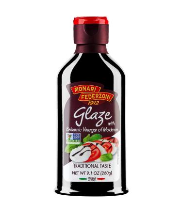 Monari Federzoni Glaze with Balsamic Vinegar of Modena, Product of Italy, Traditional Taste, 9.1 oz (Pack of 6)