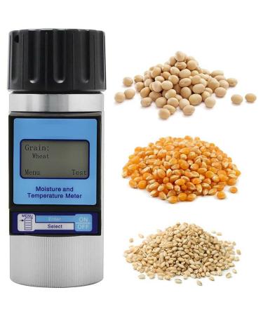 LBMED Grain Humidity Tester Digital Grain Moisture Meter with 37 Measurement Types 0.5% Measurement Error and Without Weighing for Been Rice Wheat Millet Soybean Maize