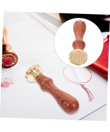 MUSISALY 1pc Dispensing Plate Tool Retro Sealing Stamp Eye Shadow Pressure Stamper Hotfix Copper Copper Head 1 count (Pack of 1) Golden - Buy Online on SooperMarket.com