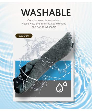 Aroma Season Cordless Heated Eye Mask - Washable & Portable Electric Warm Compress for Dry Eyes, Stye, Blepharitis - Gray - Buy Online on SooperMarket.com