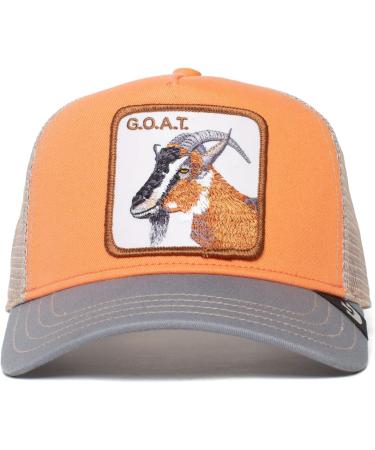 Goorin Bros. Unisex The Farm Mesh Trucker Hat - Adjustable Coral Baseball Cap | Perfect Goat Gift - Shop Internationally! - Buy Online on SooperMarket.com