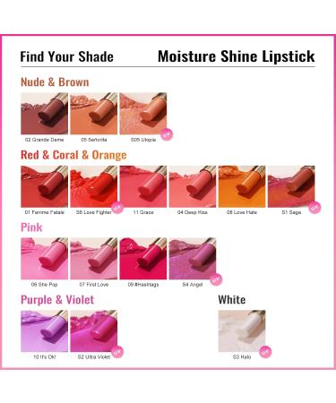 Oulac 2-in-1 Lipstick & Lip Balm | Juicy Apple Red | Vegan Lip Care for Smooth Hydrated and Shiny Lips | Perfect for Dry Cracked Lips - Buy Online on SooperMarket.com