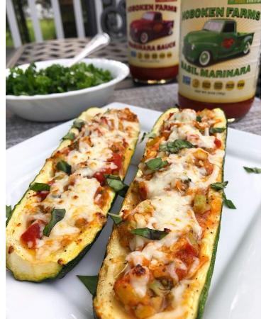 Hoboken Farms Basil Marinara Gourmet Sauce - No Sugar Added, Non-GMO, Kosher, Vegan, Keto & Paleo Friendly (2-Pack) - Buy Online on SooperMarket.com