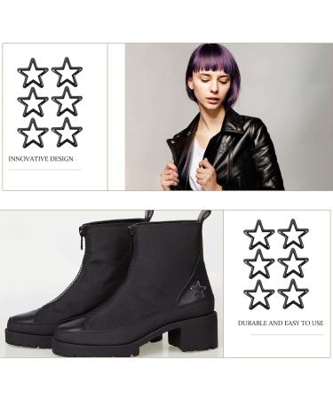 EXCEART 100 Pcs Five Claw Nail Leather Rivets Star Rivets for Leather Diy Cloth Material Degreasing Jacket Blackx2pcs 1.2X1.2CMx2pcs - Buy Online on SooperMarket.com