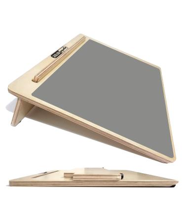 Ergonomic A3 writing desk with a grip mat for better writing keeping and comfort - from Zieler .High quality painted wood - 20 angle.Suitable for children and adults.Space -saving design A3 writing slopes with a grip mat