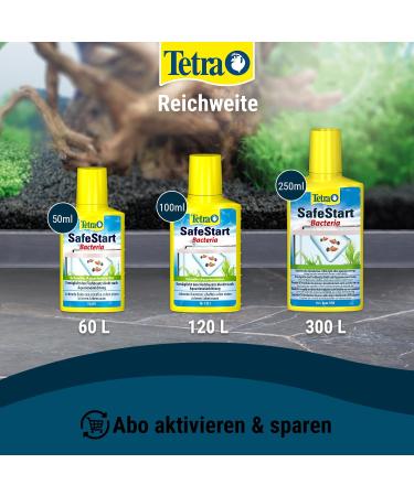 Tetra SafeStart Aquarium Starter - Live Nitrifying Bacteria for Rapid Fish Introduction | 50 ml Bottle | Shop Internationally - Buy Online on SooperMarket.com
