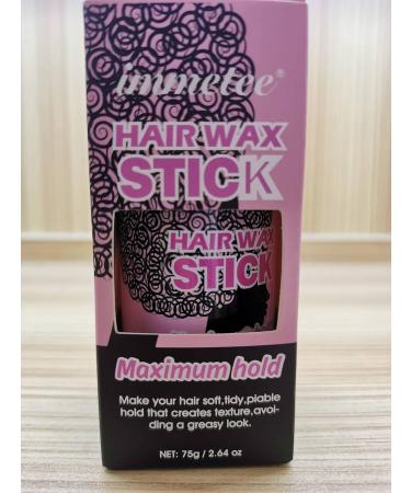 Immetee Hair Wax Stick - Edge Control Slick Stick for Flyaways & Frizz - 75g - Men & Women - Buy Online on SooperMarket.com