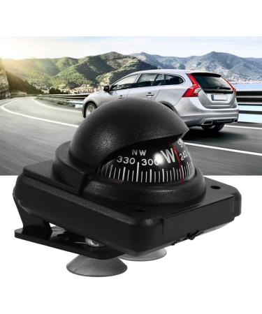 Qiilu Electronic Vehicle Marine Compass - Multi-Function Navigation for Car, Boat, Ship | Outdoor Use - Buy Online on SooperMarket.com