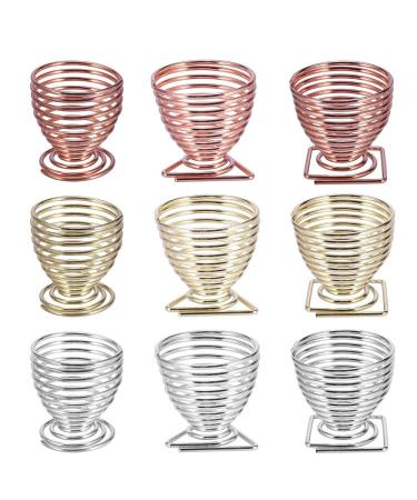 AYNEFY Cosmetic Puff Stand - Dual Type Makeup Sponge Blender Holder Rack | Gold Square Base | Beauty Tool for All Makeup Sponges - Buy Online on SooperMarket.com