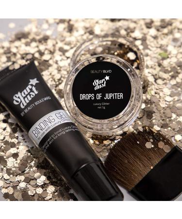 BeautyBLVD Stardust - 3 Piece Face Body & Hair Glitter Kit | Cosmetic Glitter for Festivals & Parties | Cruelty Free - Buy Online on SooperMarket.com