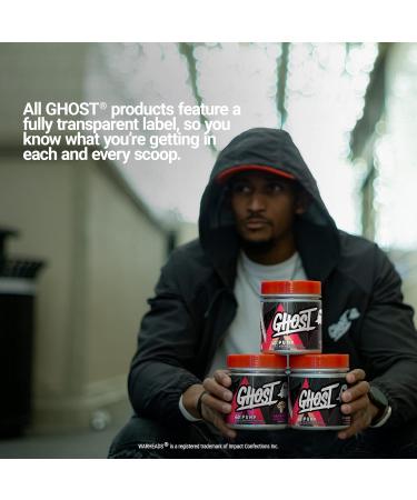 GHOST Pump Nitric Oxide Powder - 40 Servings - Sugar-Free & Stim-Free Pre-Workout Supplements - L-Citrulline Arginine Nitrate & L-Glutathione - Soy & Gluten-Free Vegan (Peach) - Buy Online on SooperMarket.com