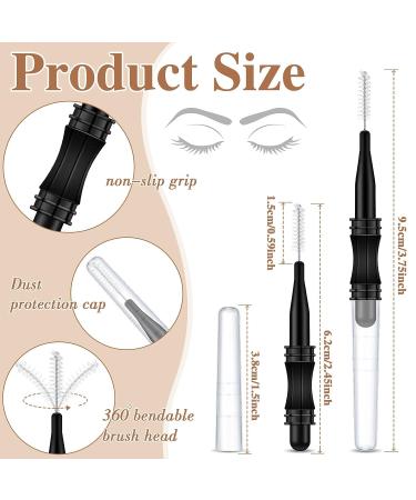 100 Pcs Micro Eyebrow Brush with Cap - Brow Lamination & Lash Lift Tools - Buy Online on SooperMarket.com