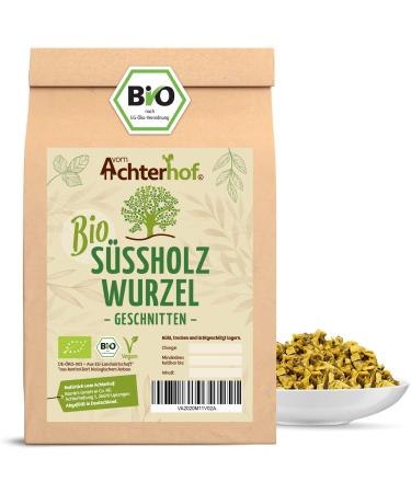 Liquorice root tea ORGANIC (100g) | Liquorice root tea | Liquorice root dried cut contains liquorice 100 g (1 pack)