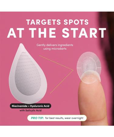 Shop Dots for Spots Micro Dot Anti Pimple Patch - Oval 9 Pack | Fast-Acting Hydrocolloid Acne Treatment | Vegan & Cruelty-Free - Buy Online on SooperMarket.com