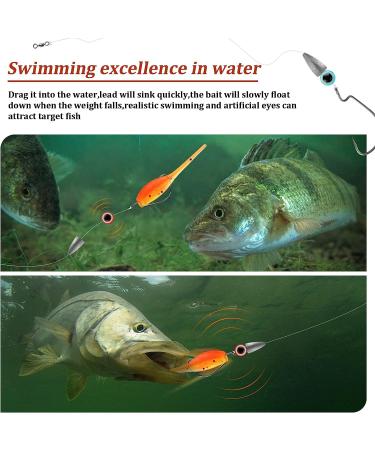 THKFISH Pre-Rigged Texas Bass Fishing Leaders with Weights, Hooks, and Line Kit (5PCS Sinker, 1/4 oz, 1/0# Hooks) - Buy Online on SooperMarket.com