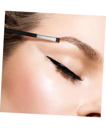 BELLIFFY 6pcs Flat Eyebrow Brush Eye Tool Brush Eyeliner Concealer Brush Makeup Tool Black Artificial Fiber - Buy Online on SooperMarket.com
