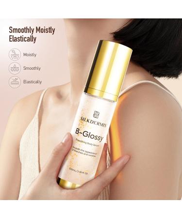 SILKDERMIS B Glossy Smoothing Body Serum for Silky Smooth Skin B Glossy Body Serum for Fine Lines and Wrinkles 100ML / 3.38Fl Oz - Buy Online on SooperMarket.com