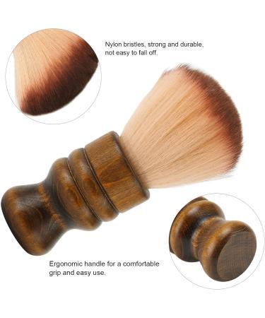 Neck Dust Brush for Barber Home Soft Face Dust Brush for Cleaning Fine Hair After Hair Cutting Ergonomic Hair Sweep Cleaning Tool with Nylon Bristles Lightweight Portable Hairdressing Tool - Buy Online on SooperMarket.com
