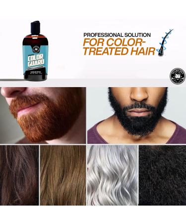 Buy 11 Ounce Color Treated Hair Beard Shampoo | Argan Scented Color Guard Beard Wash | Sulfate Free Gentle Cleansing for Color Protection - Buy Online on SooperMarket.com
