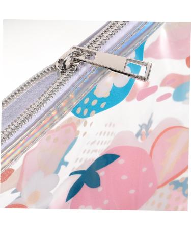 Beavorty Large Strawberry Cosmetic Bag - Travel Makeup & Brush Storage Pocket PVC Zipper Case for Fruits & Essentials - Buy Online on SooperMarket.com