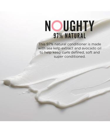 Noughty Wave Hello Curl Defining Conditioner - 97% Natural Sulfate-Free Vegan Formula with Seaweed & Avocado Oil for Curly Hair - 1L - Buy Online on SooperMarket.com