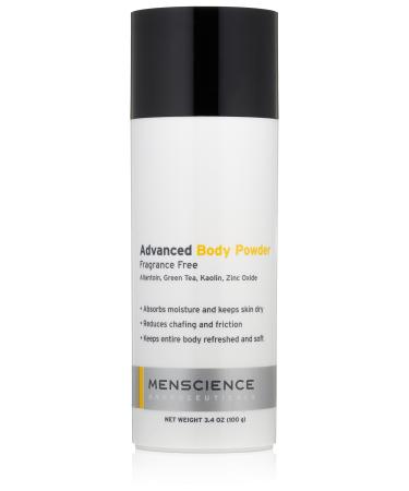 MenScience Androceuticals Advanced Body Powder  3.4 oz