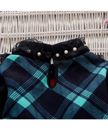 AMhomely Cashmere Baby Girl Dress 5-6 Years Green | High Collar Warm Winter Skirt - Buy Online on SooperMarket.com