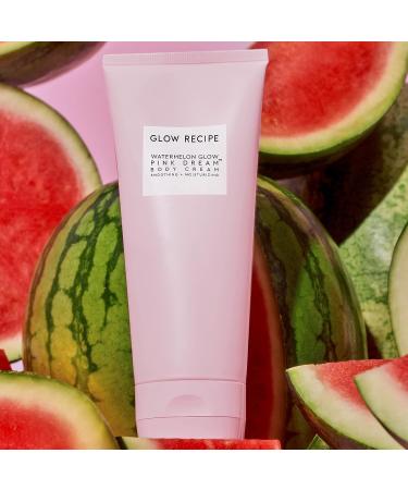 Glow Recipe Watermelon Glow Pink Dream Body Cream - Hyaluronic Acid Body Butter Lotion for Skin Barrier Repair - 200 ml 6.7 fl oz - Buy Online on SooperMarket.com