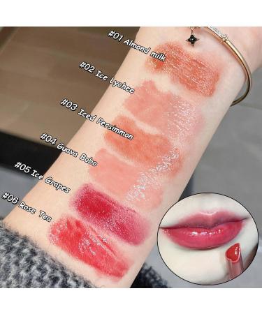ZARICS Heart Jelly Lipstick - Hydrating & Long-Lasting Tinted Lip Balm | Moisturizing Gloss in Iced Persimmon - International Shipping Available - Buy Online on SooperMarket.com