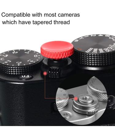 Camera Shutter Button Soft Release (3 Pack) - Red, Silver, Black - Buy Online on SooperMarket.com