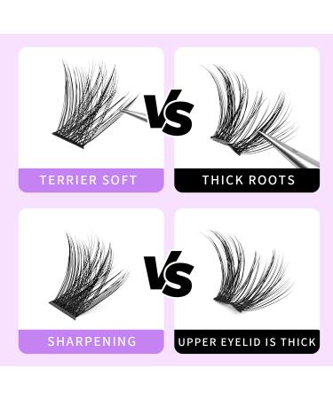Buy Bodermincer 120pcs D Curl Mixed Eyelashes - Professional Individual Cluster for Home Extensions (8-10-12-14-16mm - Buy Online on SooperMarket.com