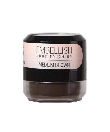 Calista Embellish Root Touch-Up Medium Brown Temporary Grey Cover and Root Concealer 0.35 oz. Medium Brown 2.1 Ounce (Pack of 1)
