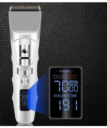 Professional Low Noise Hair Clippers for Men Kids Rechargeable Cordless Clippers Hair Trimmer Set Electric Haircut Kit with LED Display and Charge Stand for Men and Family Use - Buy Online on SooperMarket.com