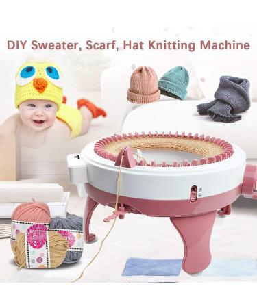 48-Pin Oversized Hand-Knitted Rotary Double Knitting Machine Set for Adult and Children - Buy Online on SooperMarket.com