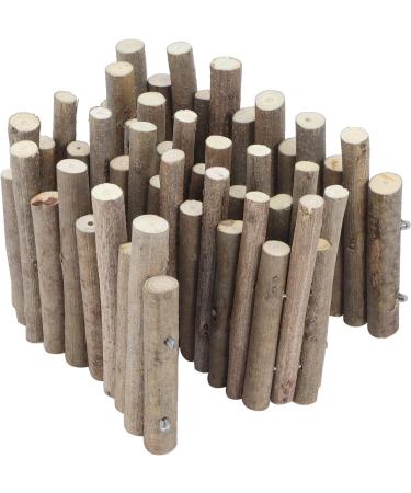 Buy Wooden Hamster Fence & Toys - Natural Hiding Place & Bridges (60cm) for Hamsters and Rats - Buy Online on SooperMarket.com