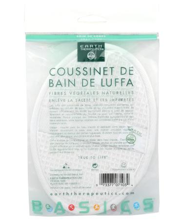 Earth Therapeutics Loofah Bath Pad - Exfoliating Shower Sponge for Smooth and Radiant Skin - Buy Online on SooperMarket.com