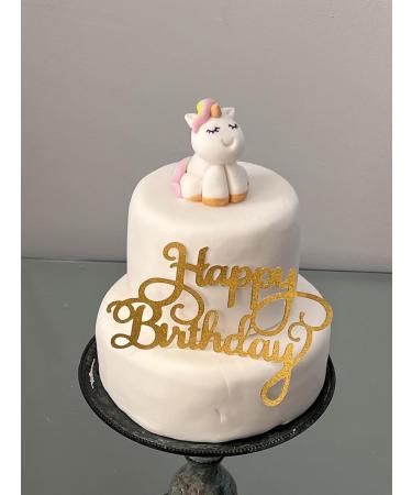 SugArt Unicorn Edible Cake Toppers | Handmade Animal Cake Decorations for Birthdays Easter Decorations or Baby Showers | Perfect on Fondant Butter Cream & Icing Sugar Cakes | Contains Food Colors - Buy Online on SooperMarket.com