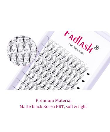 Shop 6D 0.07mm C Curl 12mm Premade Russian Volume Eyelash Extensions | Artificial Lashes for Stunning Volume - Buy Online on SooperMarket.com