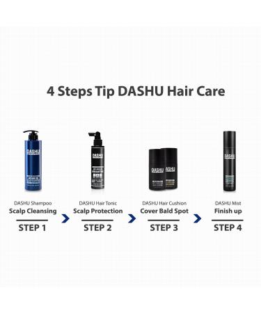 Dashu Daily Anti-Hair Failure Hair Cushions - Natural Brown Thick & Full Look Weather-Proof | 2.6L 26g (1 Pack) | International Shipping Available - Buy Online on SooperMarket.com