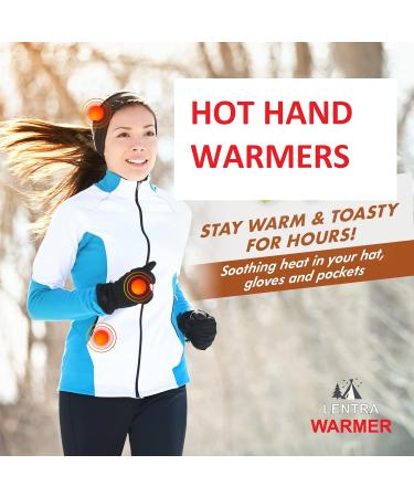50 Count Hot Hand Warmers | 10-Hour Long Lasting Heat Packs for Hands, Toes & Body | TSA Approved - Buy Online on SooperMarket.com