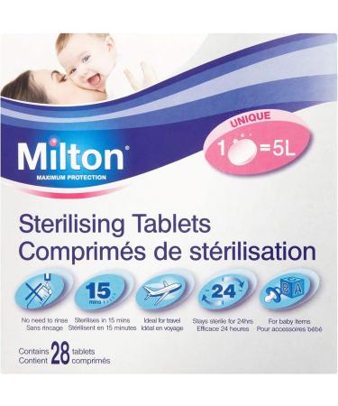 2X Milton Sterilising Tablets 28 - Powerful Disinfection for Safe Baby Products - Buy Online on SooperMarket.com